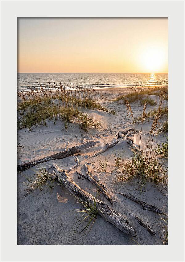 Coastal Serenity At Sunset