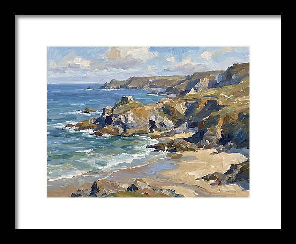 Coastal Serenity In Brushstrokes