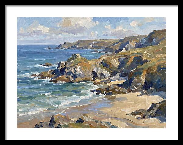 Coastal Serenity In Brushstrokes