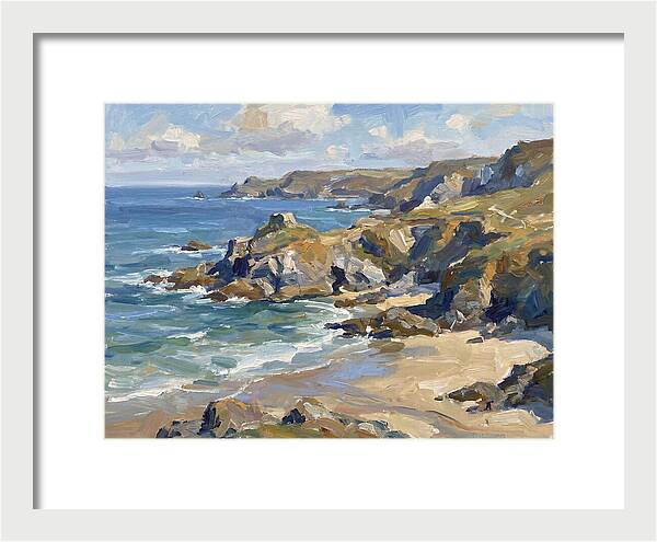 Coastal Serenity In Brushstrokes