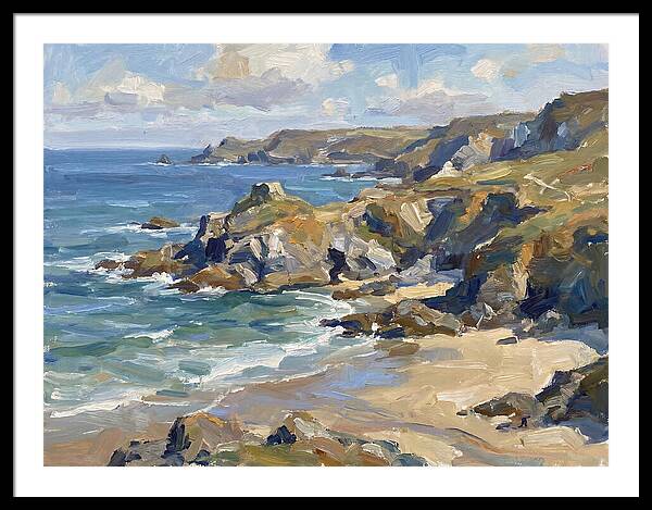Coastal Serenity In Brushstrokes