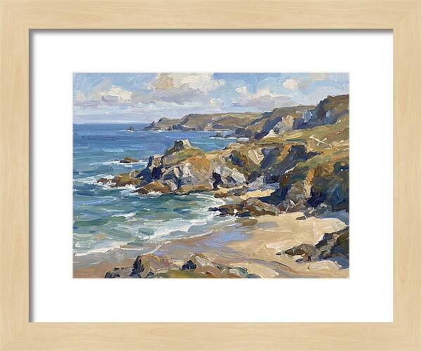 Coastal Serenity In Brushstrokes
