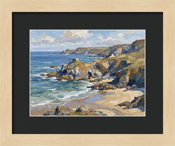 Coastal Serenity In Brushstrokes