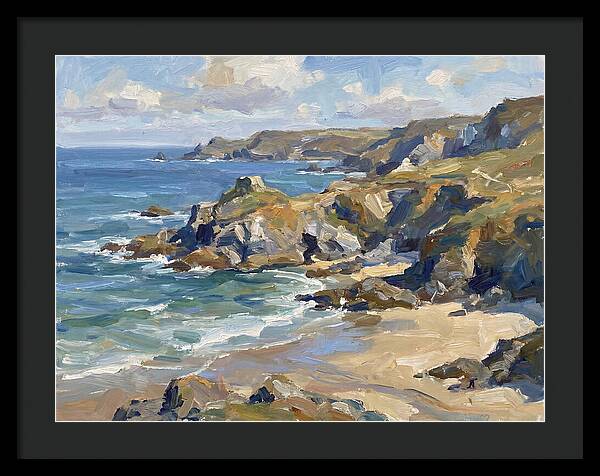 Coastal Serenity In Brushstrokes