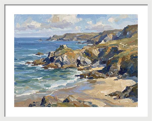 Coastal Serenity In Brushstrokes