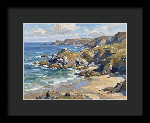 Coastal Serenity In Brushstrokes