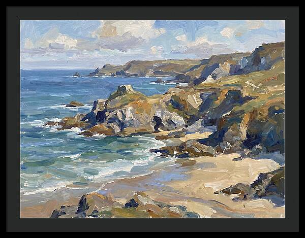 Coastal Serenity In Brushstrokes