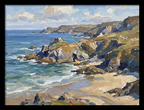 Coastal Serenity In Brushstrokes