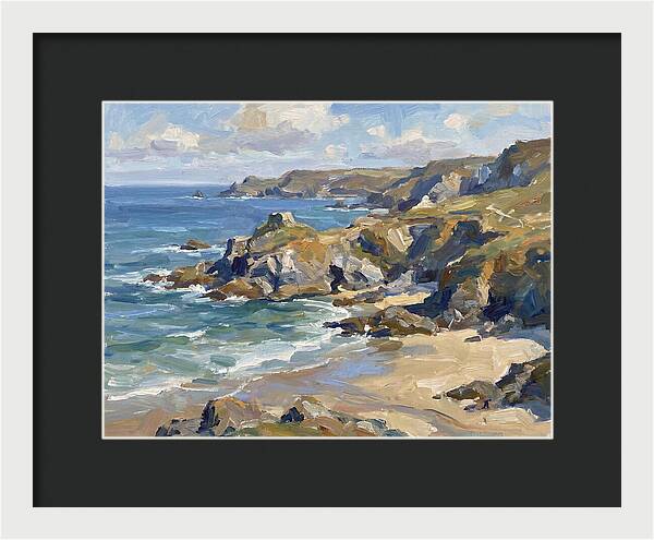 Coastal Serenity In Brushstrokes