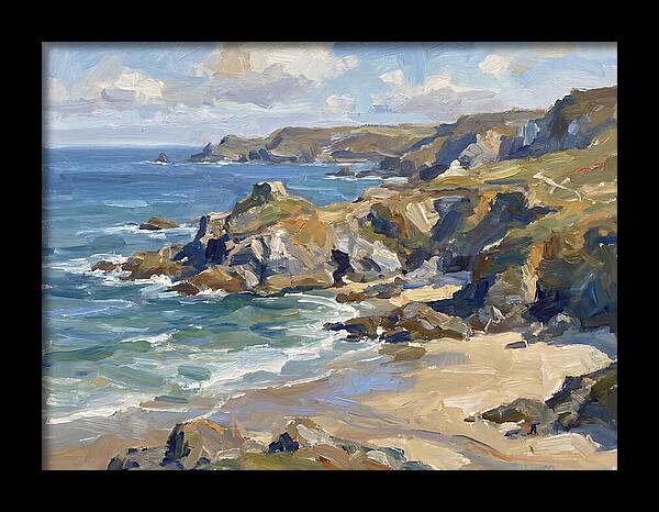 Coastal Serenity In Brushstrokes