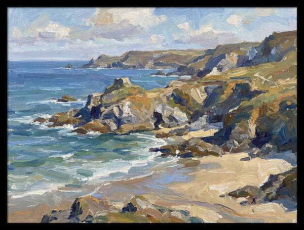 Coastal Serenity In Brushstrokes