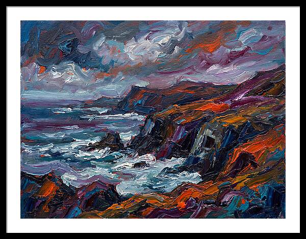 Coastal Serenity In Expressionism