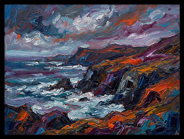 Coastal Serenity In Expressionism