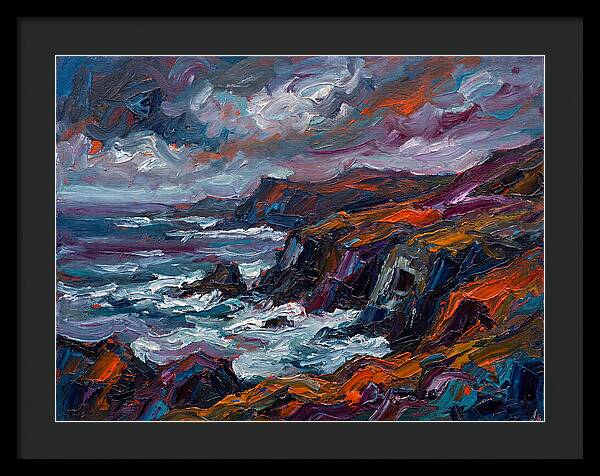 Coastal Serenity In Expressionism