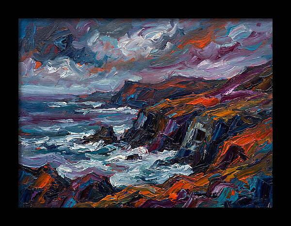 Coastal Serenity In Expressionism