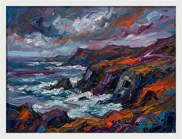 Coastal Serenity In Expressionism
