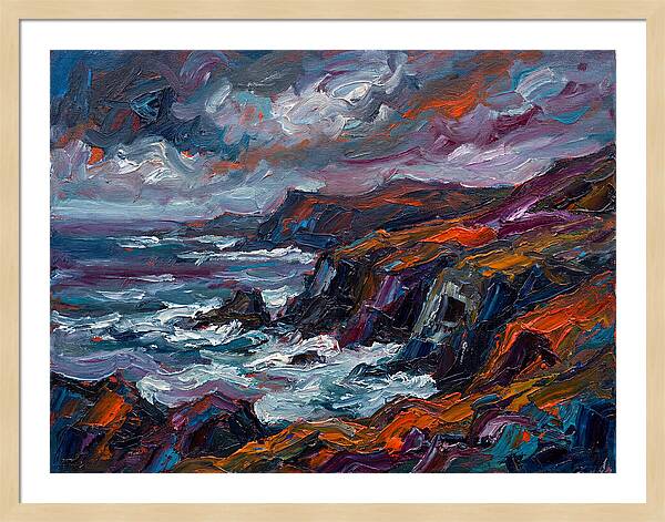 Coastal Serenity In Expressionism