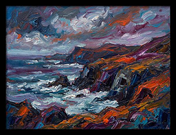 Coastal Serenity In Expressionism