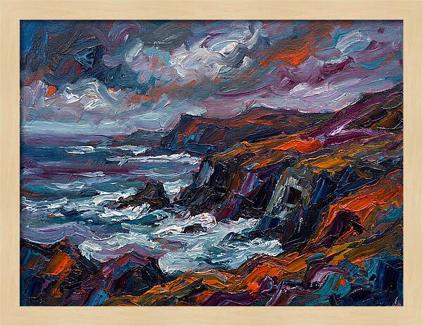 Coastal Serenity In Expressionism