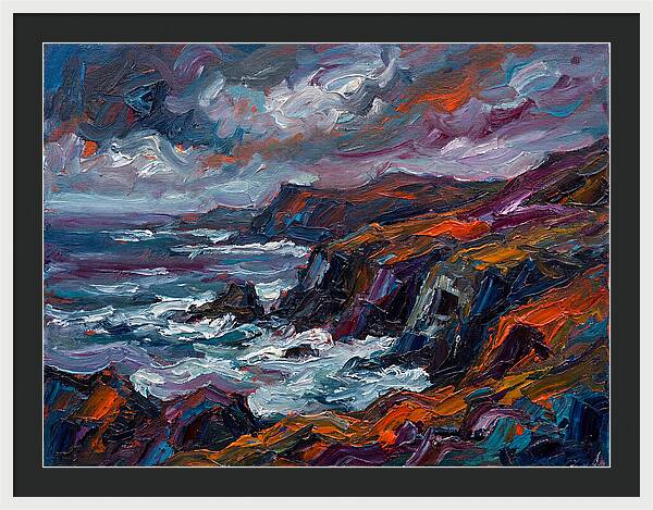 Coastal Serenity In Expressionism
