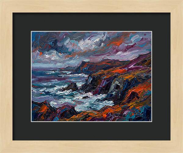 Coastal Serenity In Expressionism