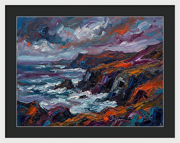 Coastal Serenity In Expressionism