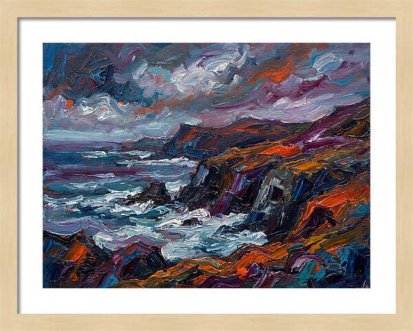 Coastal Serenity In Expressionism