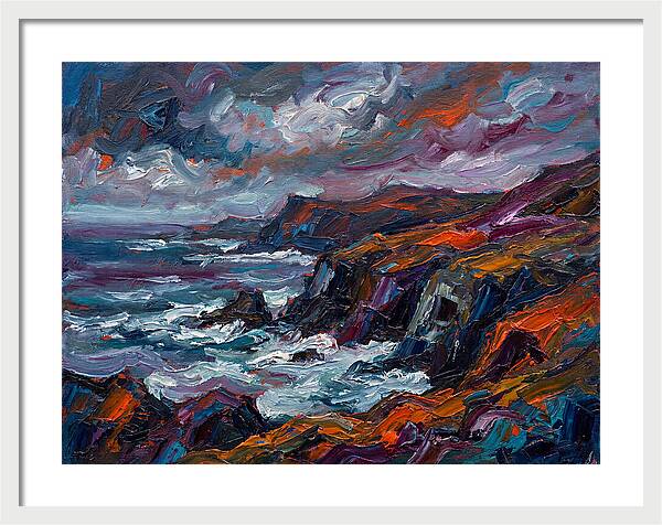 Coastal Serenity In Expressionism