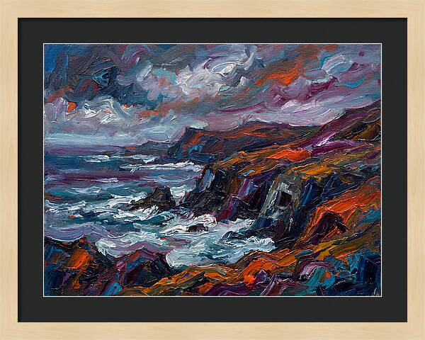 Coastal Serenity In Expressionism