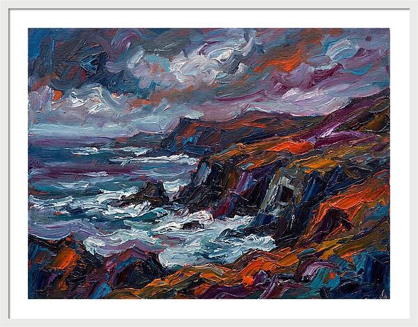 Coastal Serenity In Expressionism