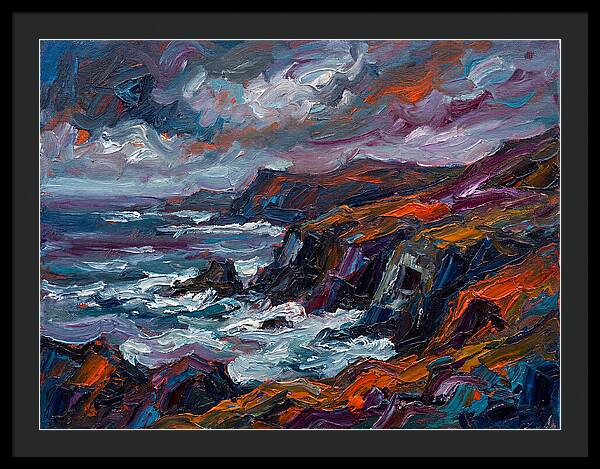 Coastal Serenity In Expressionism