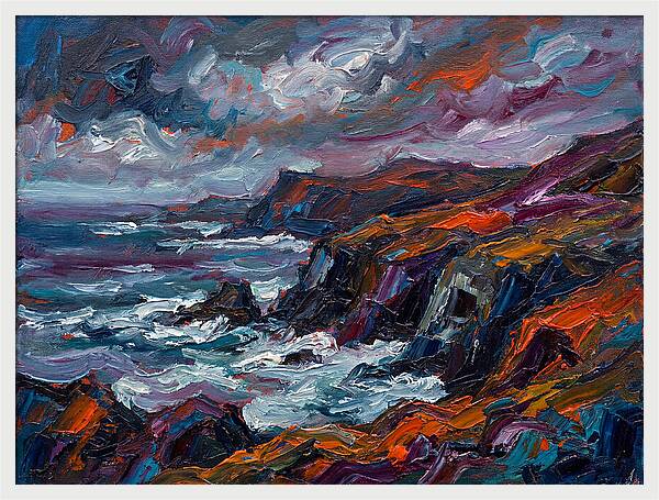 Coastal Serenity In Expressionism