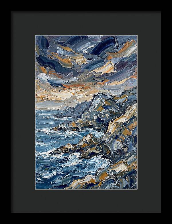 Coastal Serenity In Palette Knife