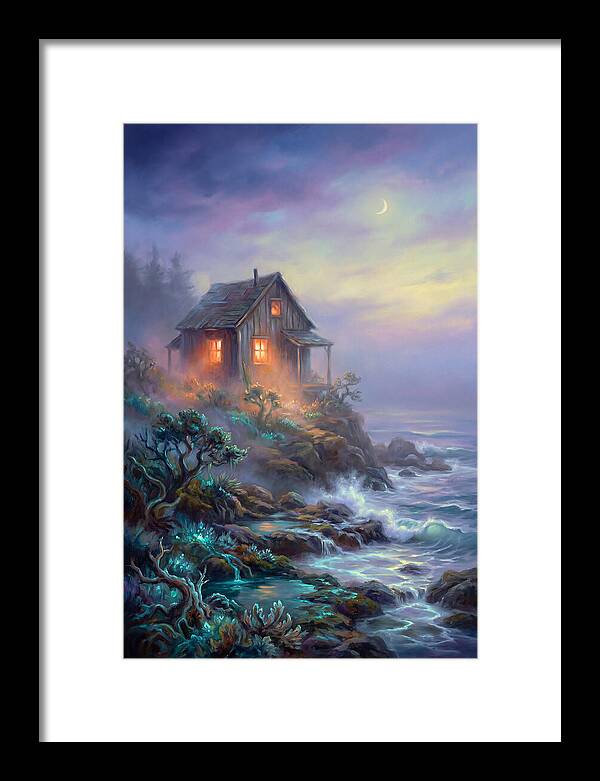 Coastal Shack At Dusk