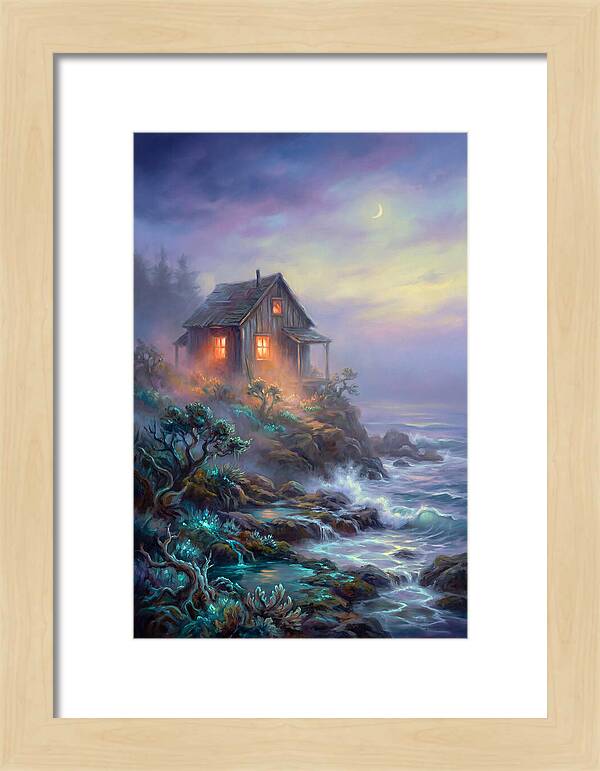 Coastal Shack At Dusk