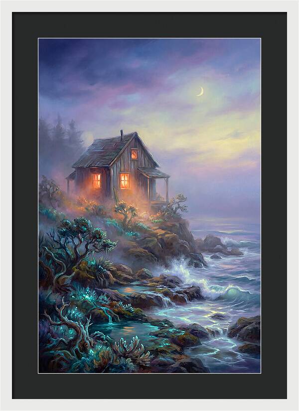 Coastal Shack At Dusk