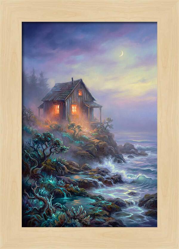 Coastal Shack At Dusk