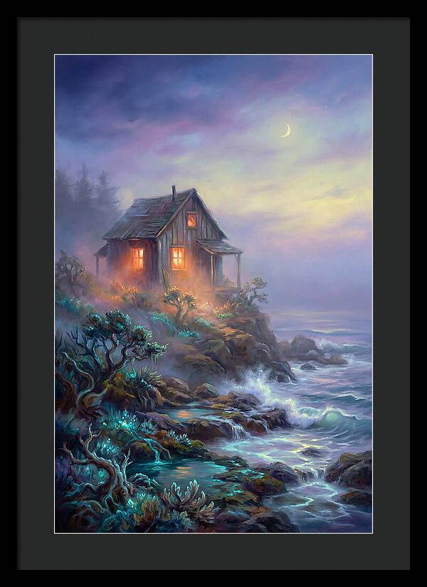 Coastal Shack At Dusk