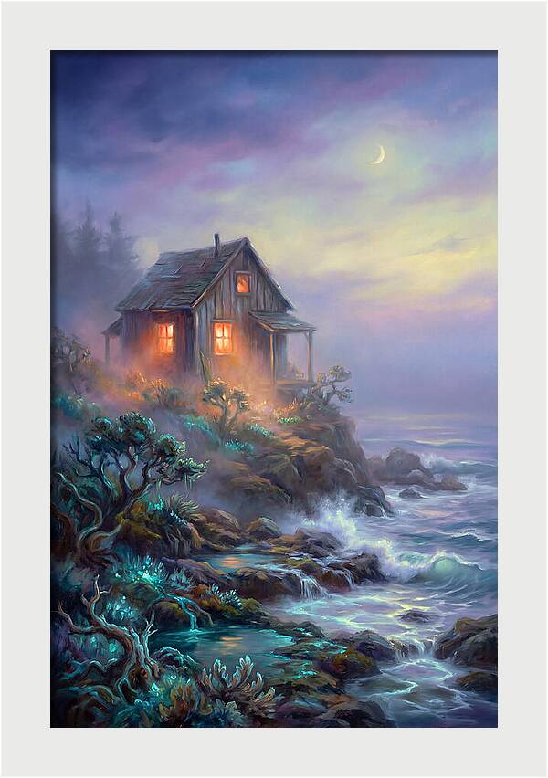 Coastal Shack At Dusk