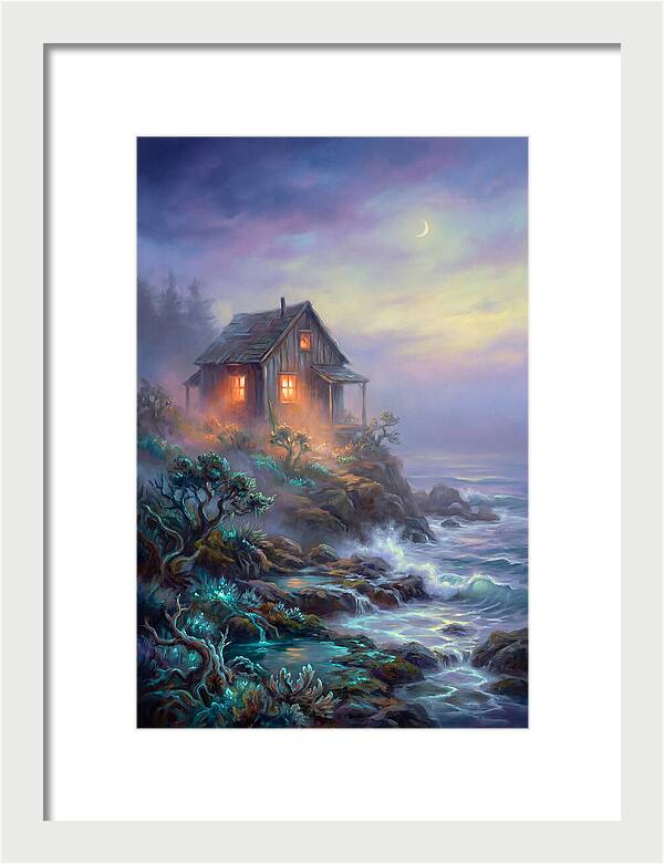 Coastal Shack At Dusk