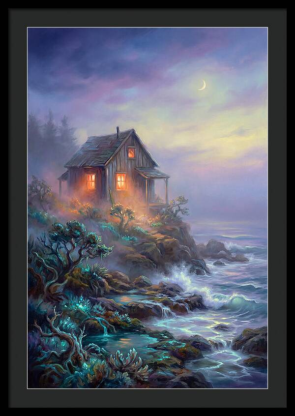 Coastal Shack At Dusk