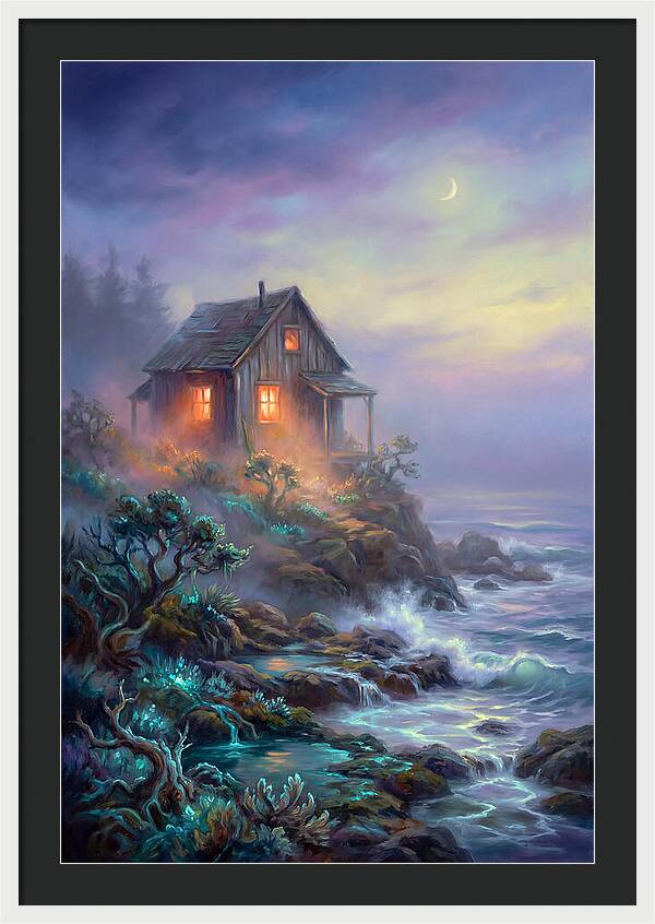 Coastal Shack At Dusk