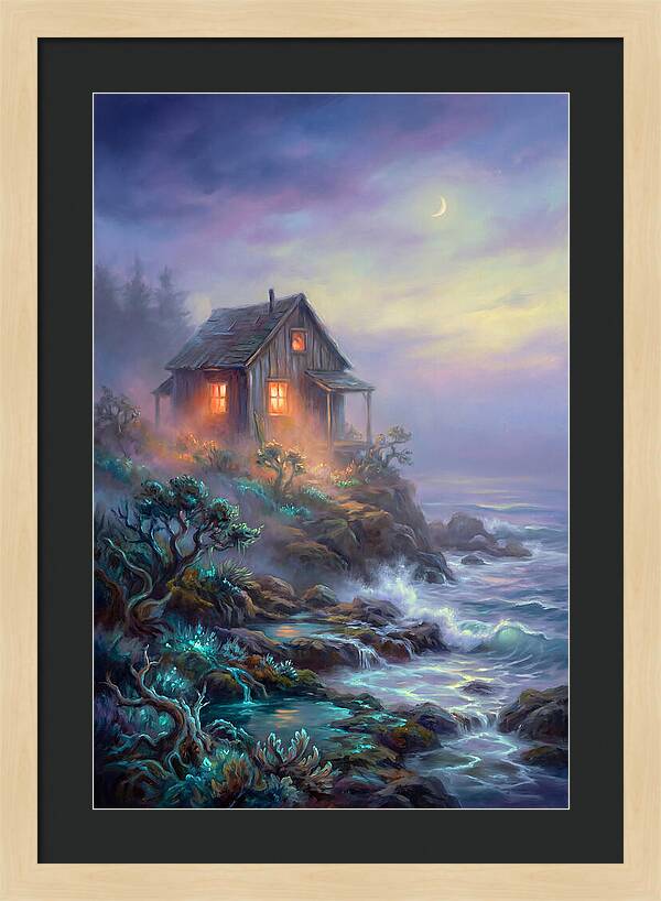 Coastal Shack At Dusk
