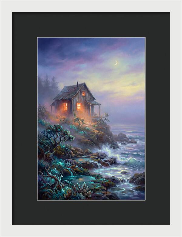 Coastal Shack At Dusk