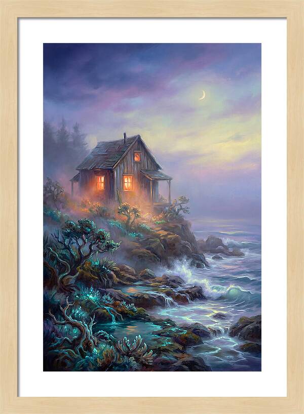 Coastal Shack At Dusk
