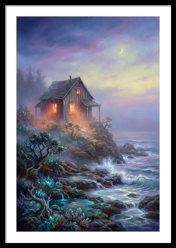 Coastal Shack At Dusk