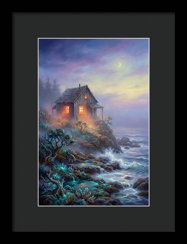 Coastal Shack At Dusk