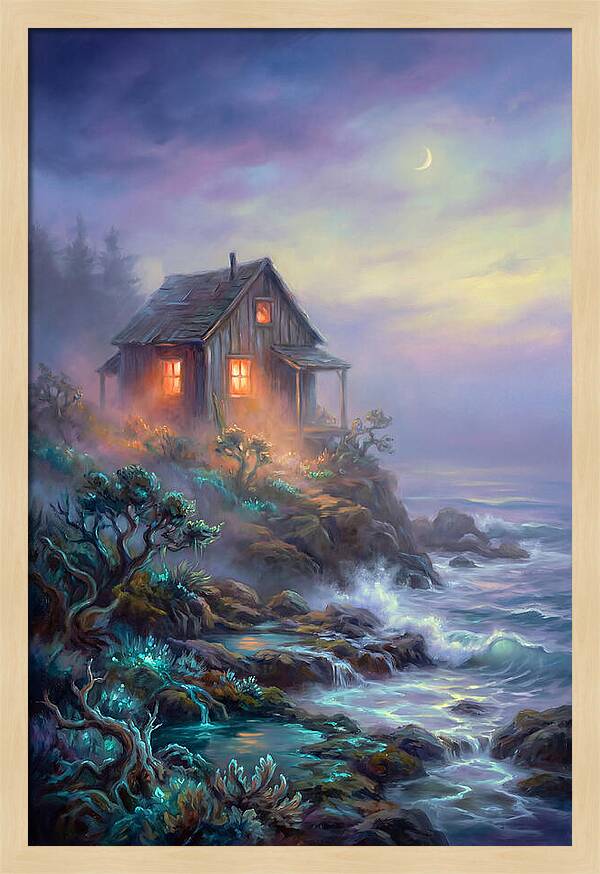 Coastal Shack At Dusk