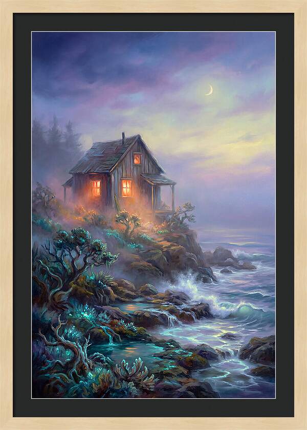 Coastal Shack At Dusk