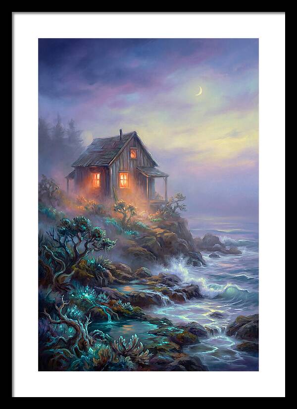 Coastal Shack At Dusk